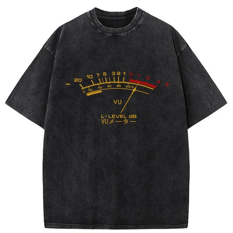 Tokyo-Tiger Volume Meter Washed T-Shirt Sale