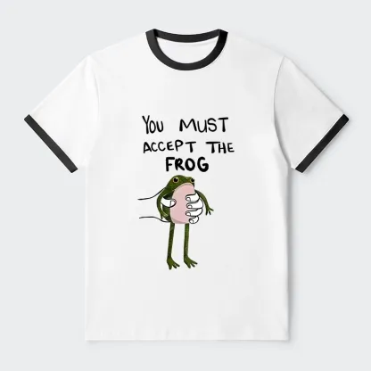 Tokyo-Tiger Accept This Frog Trim T-Shirt