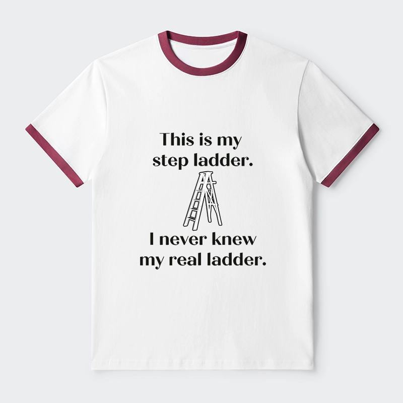 Tokyo-Tiger A Real Ladder Funny Trim T-Shirt