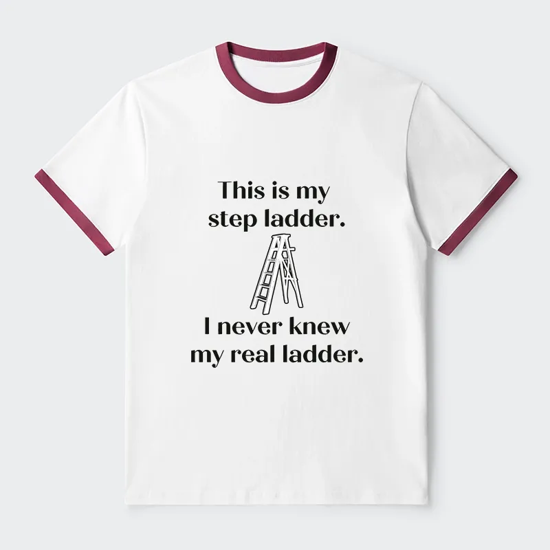 Tokyo-Tiger A Real Ladder Funny Trim T-Shirt