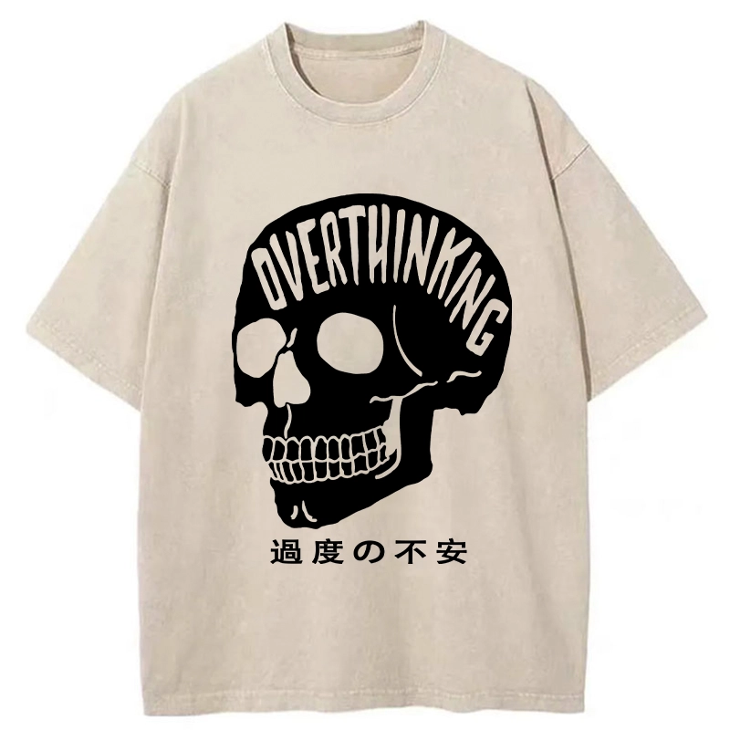 Tokyo-Tiger Excessive Anxiety Washed T-Shirt