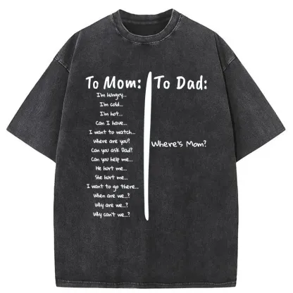 Tokyo-Tiger Conversations With Parents Washed T-Shirt