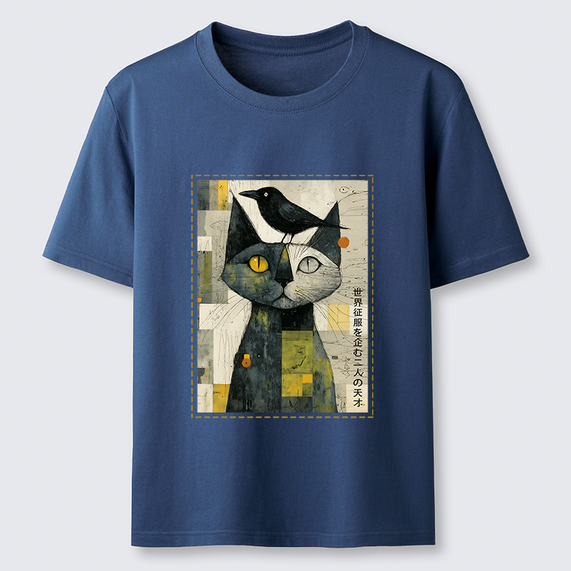 Tokyo-Tiger The Cat And The Crow Are Planning To Rule The World Classic T-Shirt