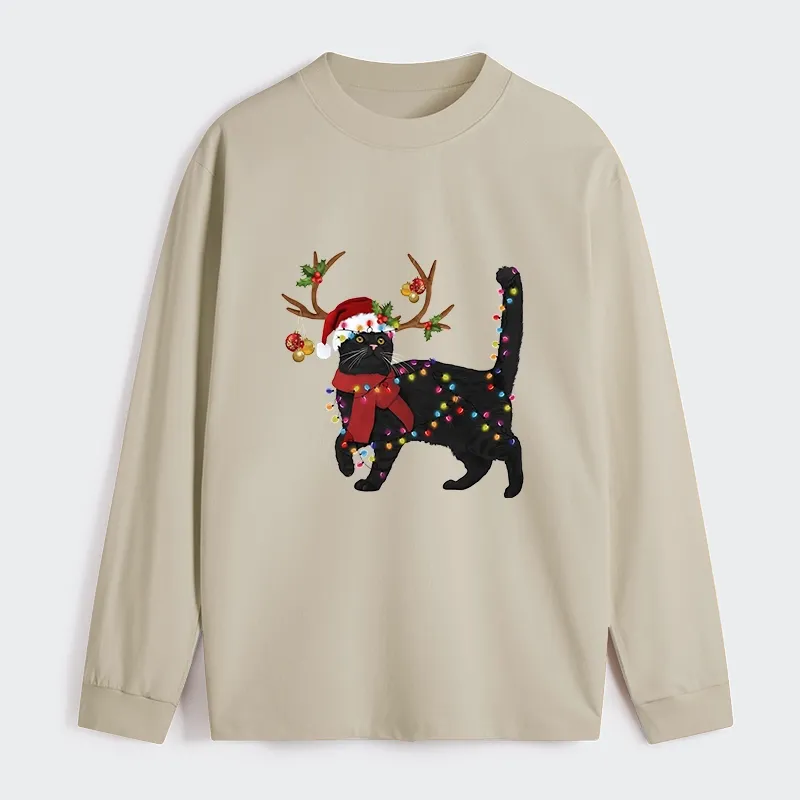 Tokyo-Tiger Christmas Black Cat Classic Long Sleeve T-Shirt