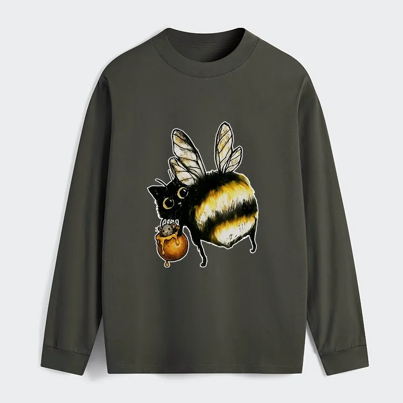 Tokyo-Tiger Cute Catbee Butt Classic Long Sleeve T-Shirt