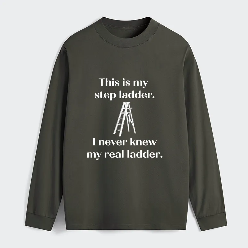 Tokyo-Tiger A Real Ladder Funny Classic Long Sleeve T-Shirt