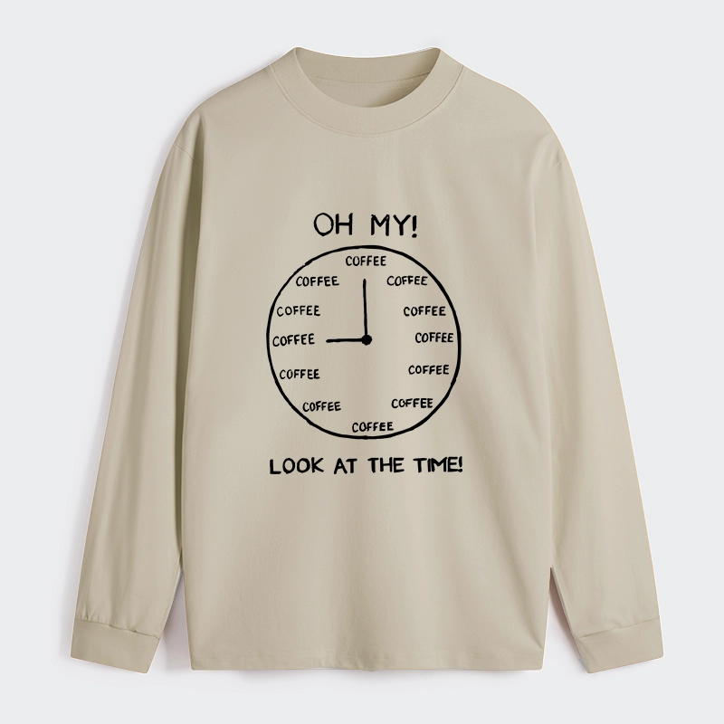 Tokyo-Tiger Coffee Time Classic Long Sleeve T-Shirt