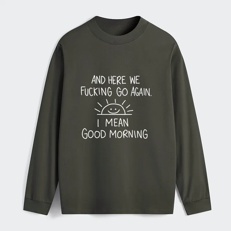 Tokyo-Tiger Different Meanings Of "Good Morning" Classic Long Sleeve T-Shirt