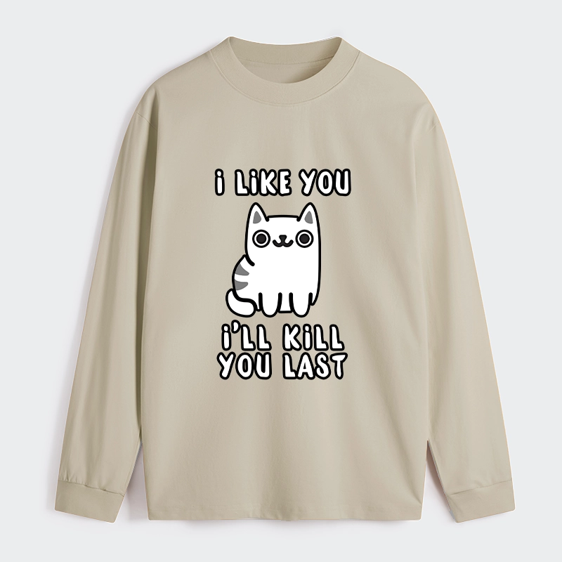 Tokyo-Tiger Cats And Humans Have A Love-hate Relationship Classic Long Sleeve T-Shirt