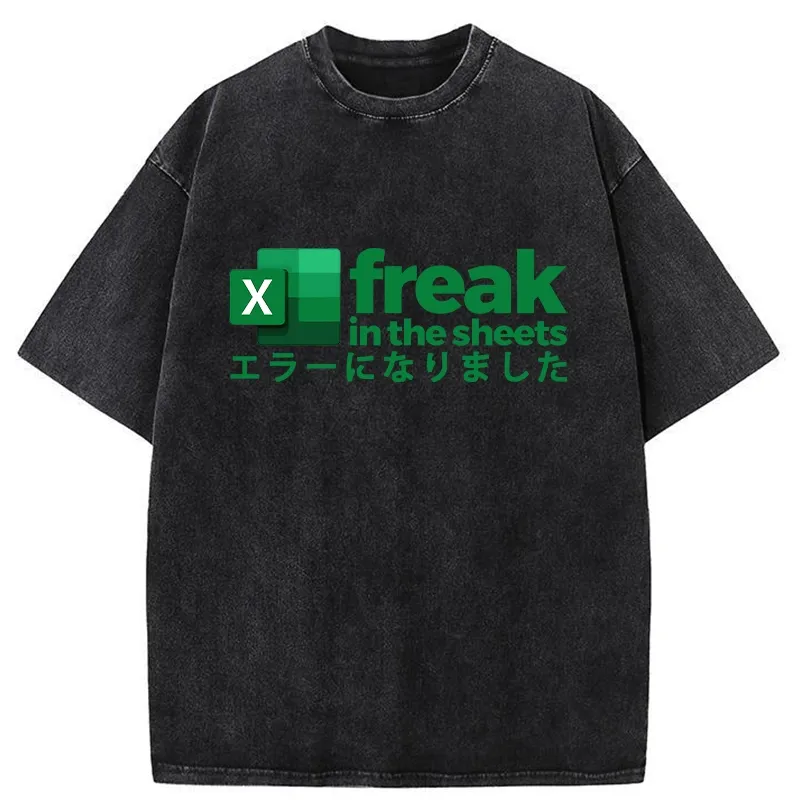 Tokyo-Tiger Freak In The Sheets Washed T-Shirt