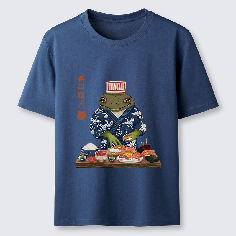 Tokyo-Tiger Frog Sushi Chef Classic T-Shirt