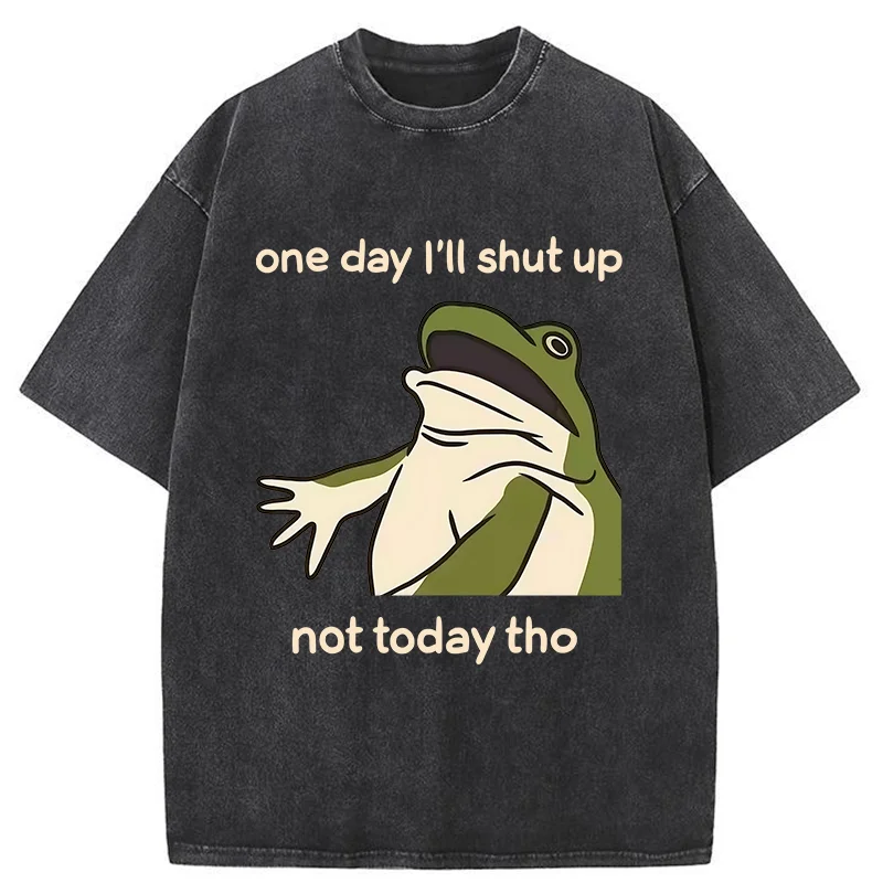 Tokyo-Tiger I Must Ramble On Today Washed T-Shirt