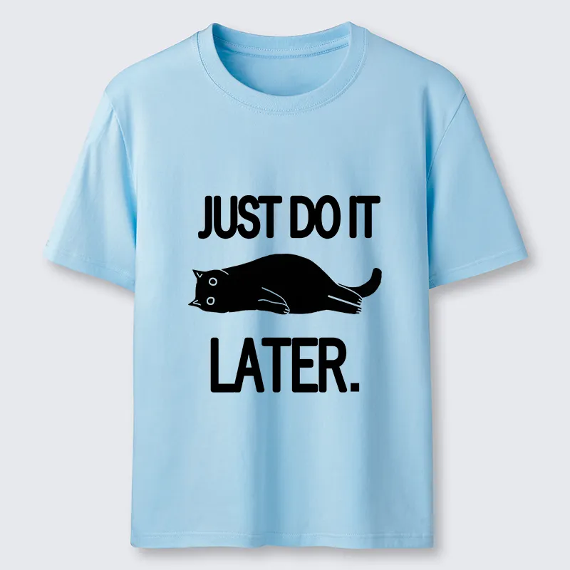 Tokyo-Tiger Just Do It Later Cat Classic T-Shirt