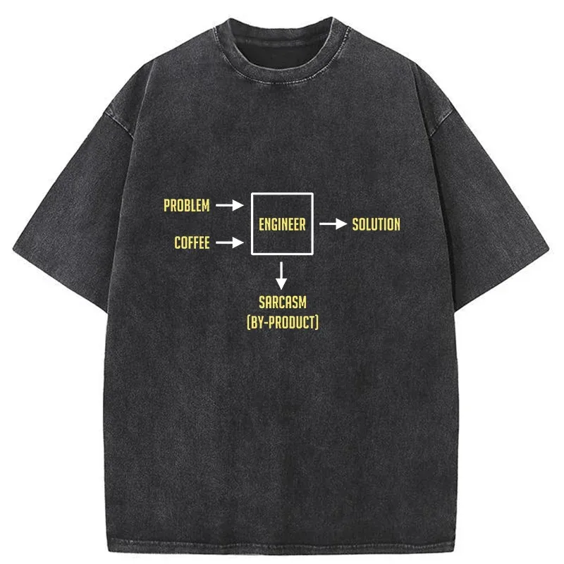 Tokyo-Tiger Producing Satirical Byproducts Washed T-Shirt