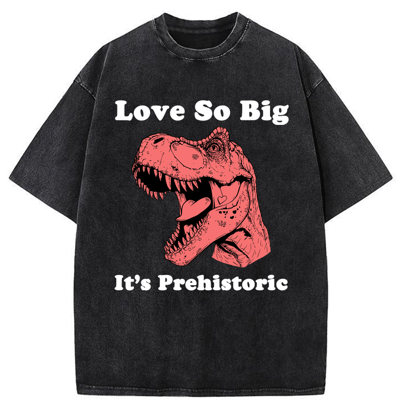 Tokyo-Tiger Prehistoric Love Washed T-Shirt