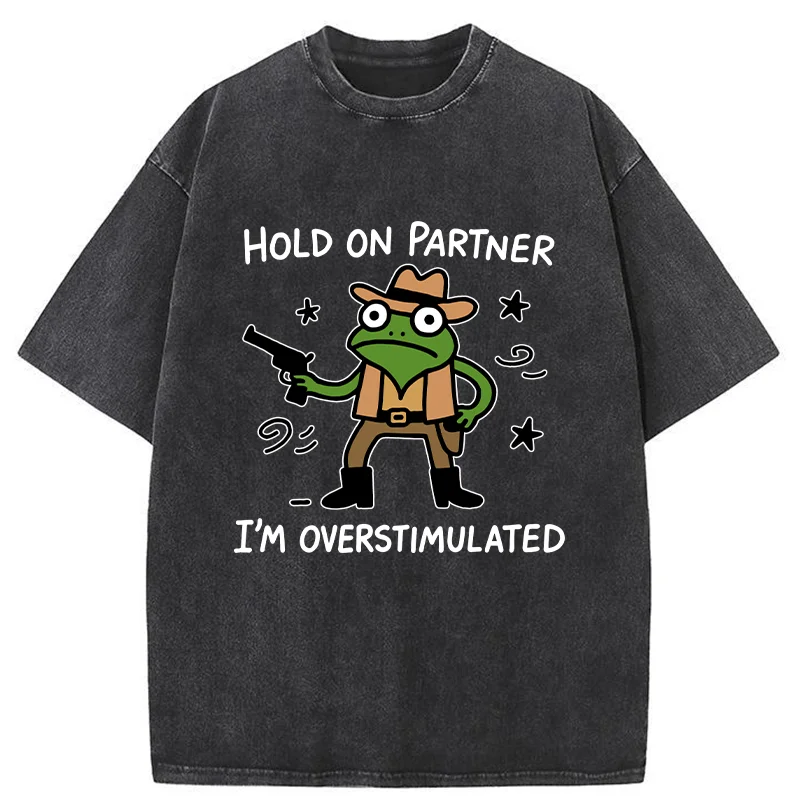 Tokyo-Tiger Overstimulated Frog Washed T-Shirt