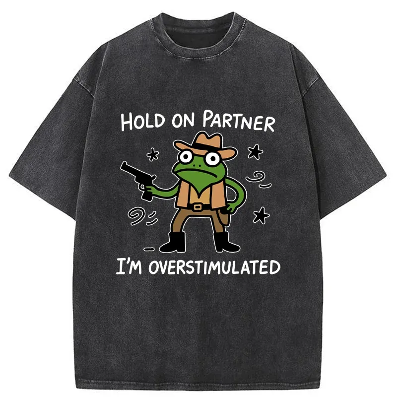 Tokyo-Tiger Overstimulated Frog Washed T-Shirt