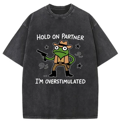 Tokyo-Tiger Overstimulated Frog Washed T-Shirt