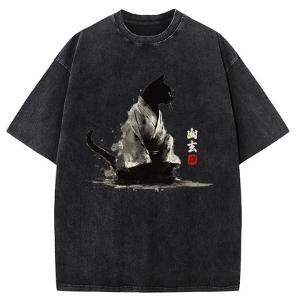 Tokyo-Tiger Depths Of Stillness Washed T-Shirt