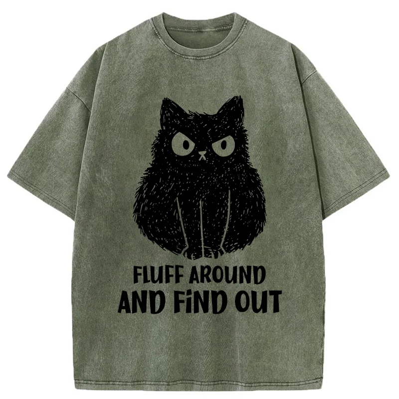 Tokyo-Tiger Consequences Of Fooling Around Washed T-Shirt