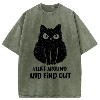 Tokyo-Tiger Consequences Of Fooling Around Washed T-Shirt