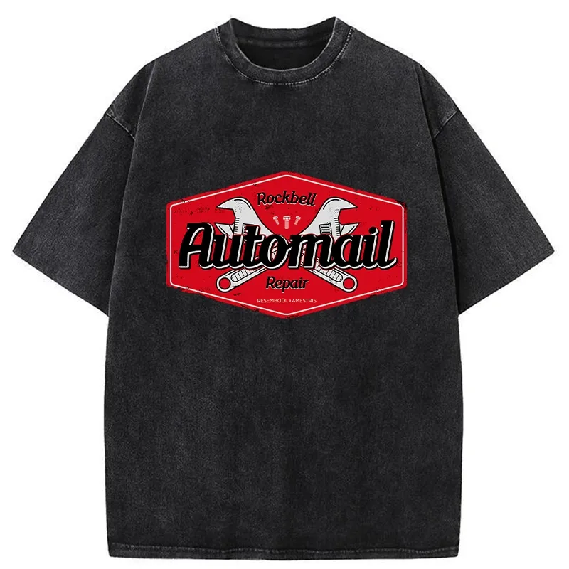 Tokyo-Tiger Rockbell Automail Japanese Washed T-Shirt