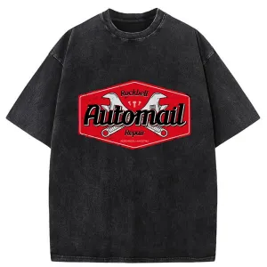 Image of Tokyo-Tiger Rockbell Automail Japanese Washed T-Shirt