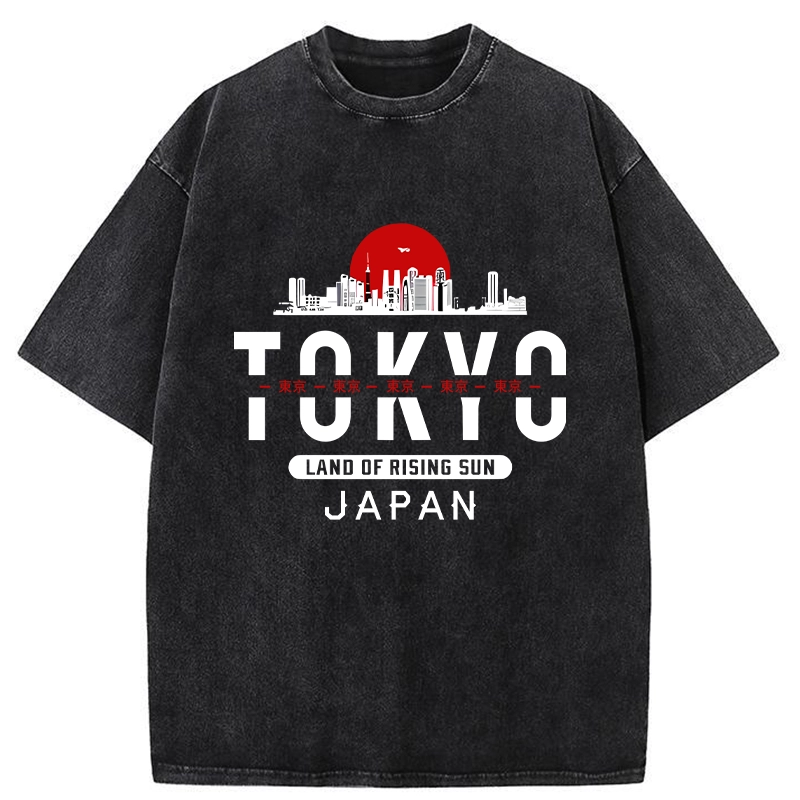 Tokyo-Tiger Tokyo Sunrise Washed T-Shirt