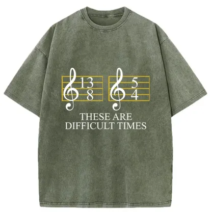 Tokyo-Tiger During Difficult Times Washed T-Shirt