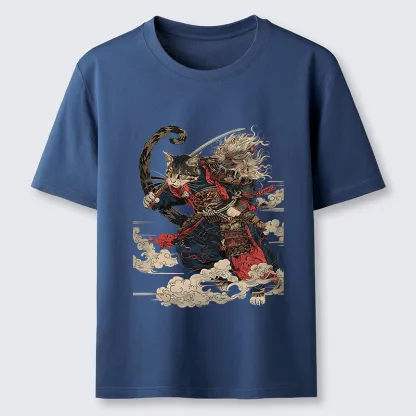 Tokyo-Tiger Gorgeous Samurai Cat Classic T-Shirt