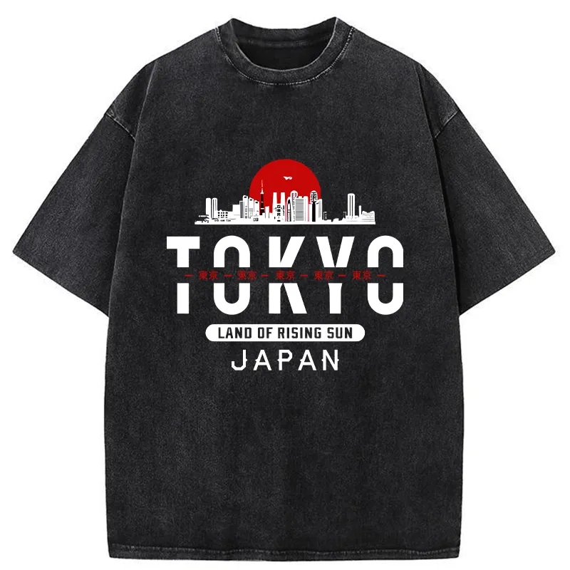 Tokyo-Tiger Tokyo Sunrise Washed T-Shirt
