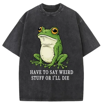 Tokyo-Tiger Strange Frog Washed T-Shirt