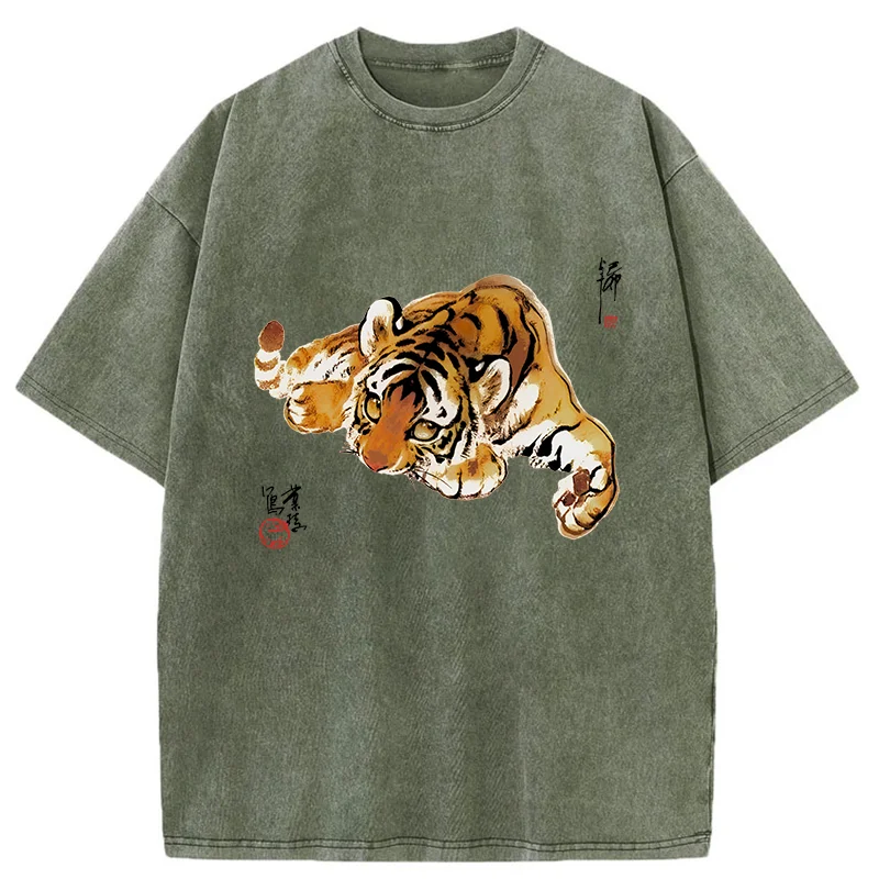 Tokyo-Tiger Tiger Cub Washed T-Shirt