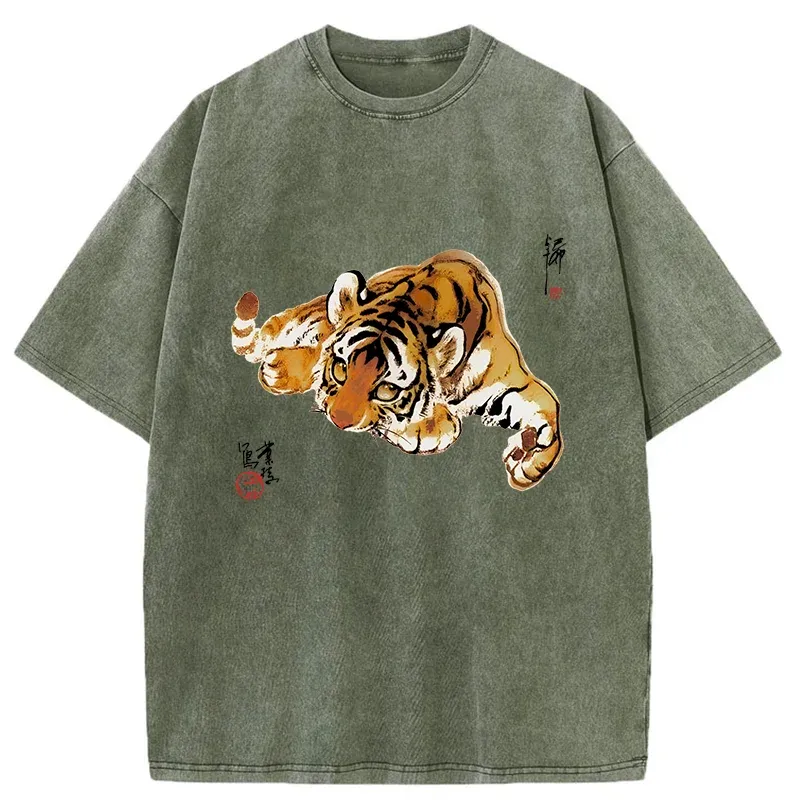 Tokyo-Tiger Tiger Cub Washed T-Shirt