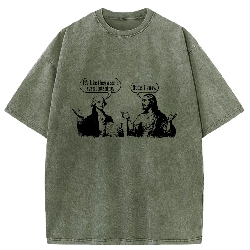 Tokyo-Tiger Pretending To Be Deaf And Dumb Washed T-Shirt