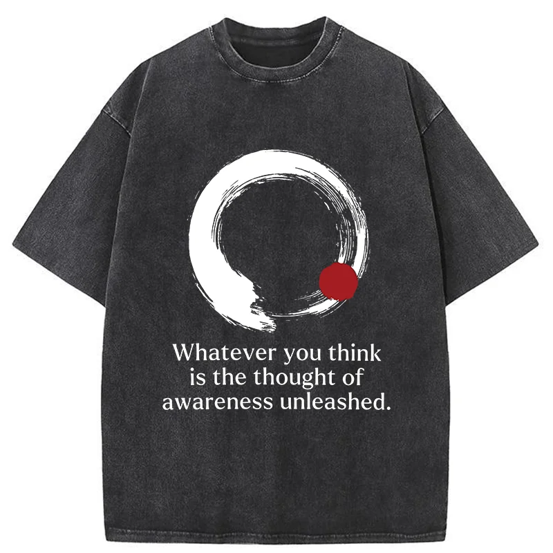 Tokyo-Tiger Zen Thought Washed T-Shirt