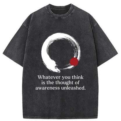 Tokyo-Tiger Zen Thought Washed T-Shirt