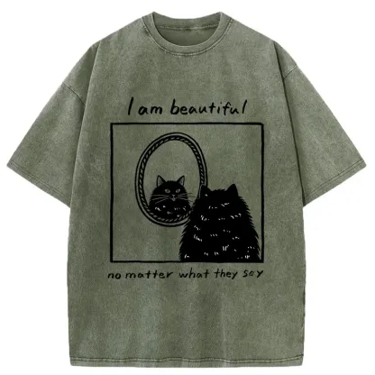 Tokyo-Tiger Zen Thought Washed T-Shirt