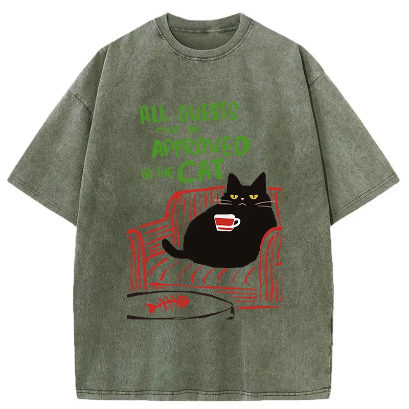 Tokyo-Tiger Cat Is The Master Of The House Washed T-Shirt