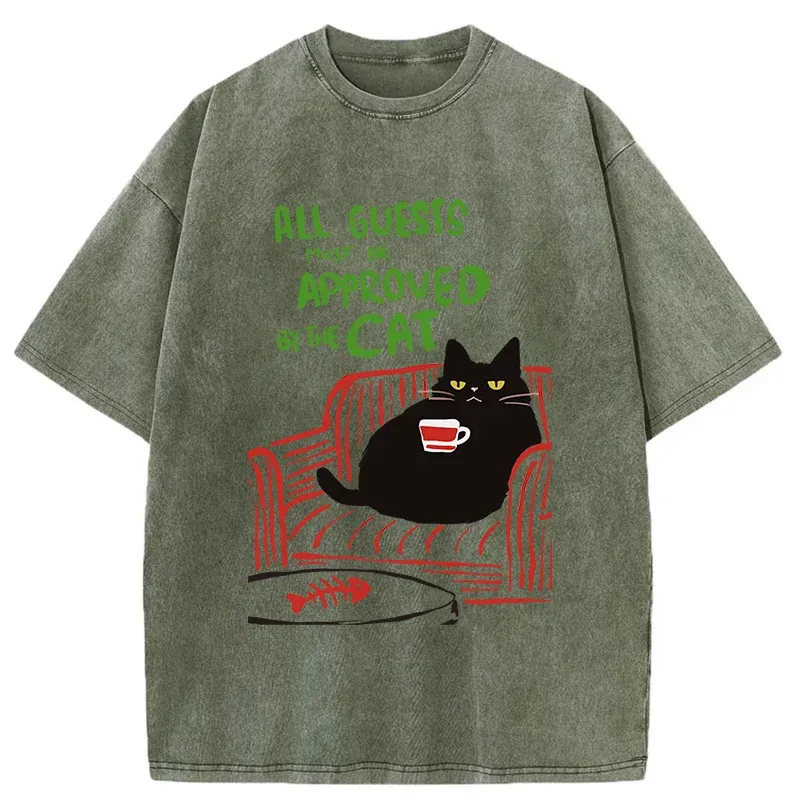 Tokyo-Tiger Cat Is The Master Of The House Washed T-Shirt