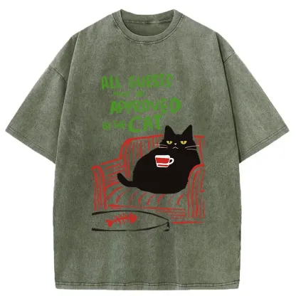 Tokyo-Tiger Cat Is The Master Of The House Washed T-Shirt