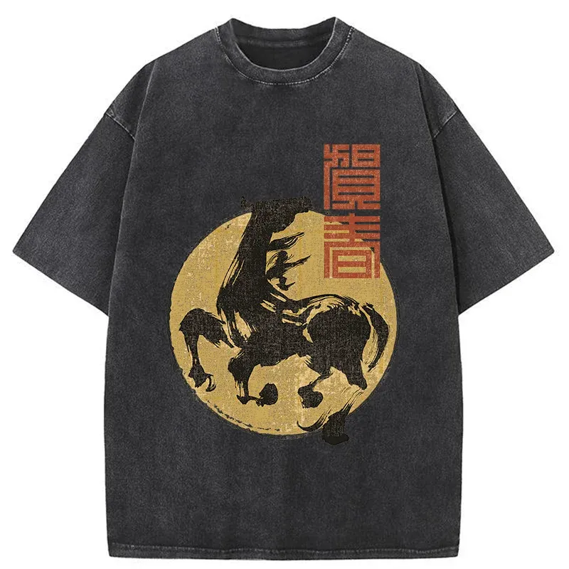 Tokyo-Tiger 2026 Year Of The Horse Washed T-Shirt