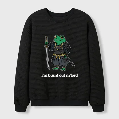 Tokyo-Tiger Tired Frog Waffle Sweatshirt