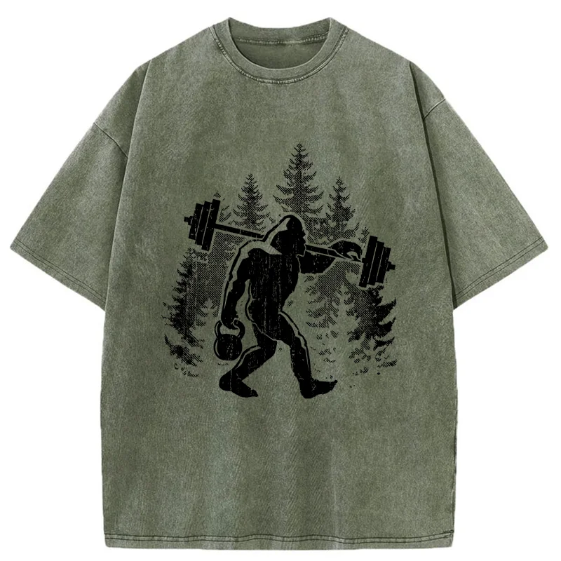 Tokyo-Tiger Bigfoot Workout Washed T-Shirt