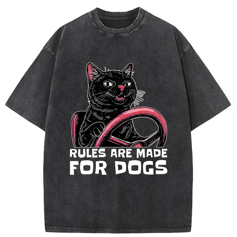 Tokyo-Tiger Cat Driving A Car Washed T-Shirt