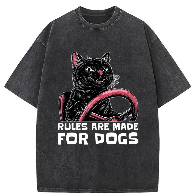 Tokyo-Tiger Cat Driving A Car Washed T-Shirt