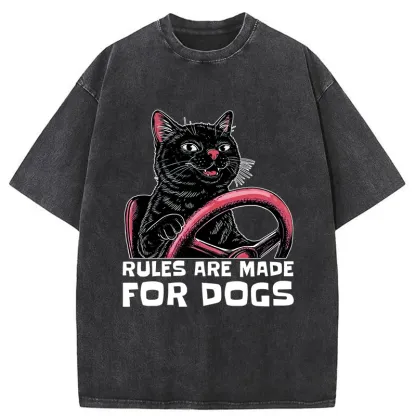 Tokyo-Tiger Cat Driving A Car Washed T-Shirt