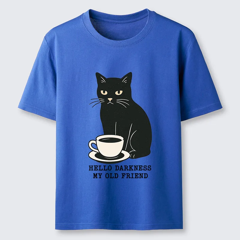 Tokyo-Tiger Black Cat Drinking Coffee Classic T-Shirt