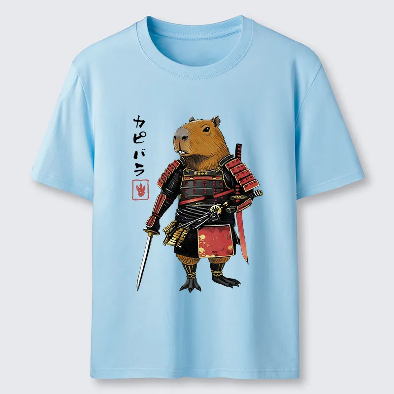 Tokyo-Tiger Capybara Samurai Wearing Armor Classic T-Shirt