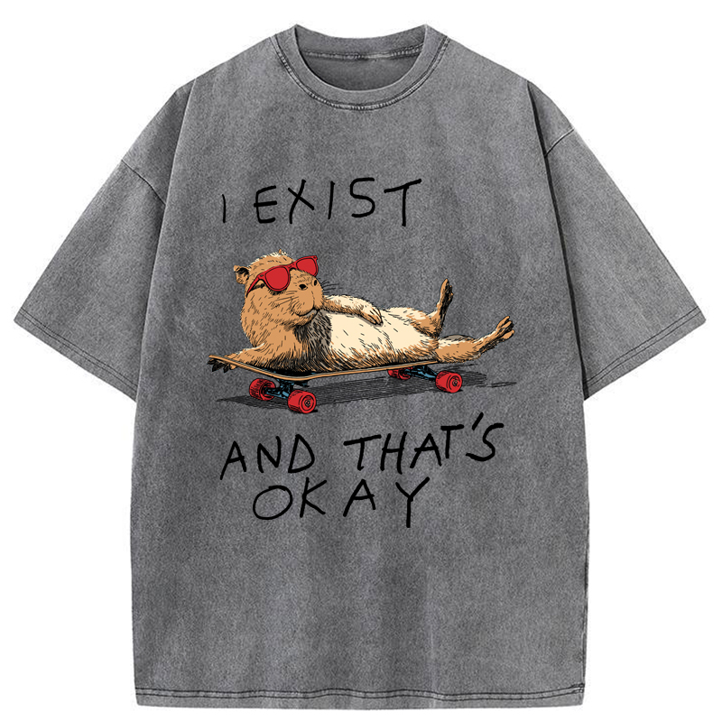 Tokyo-Tiger Existentially Chill Washed T-Shirt